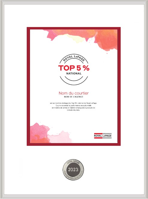 Top 5 % National MC de Royal LePage MD Top 5 % National MC de Royal LePage MD
